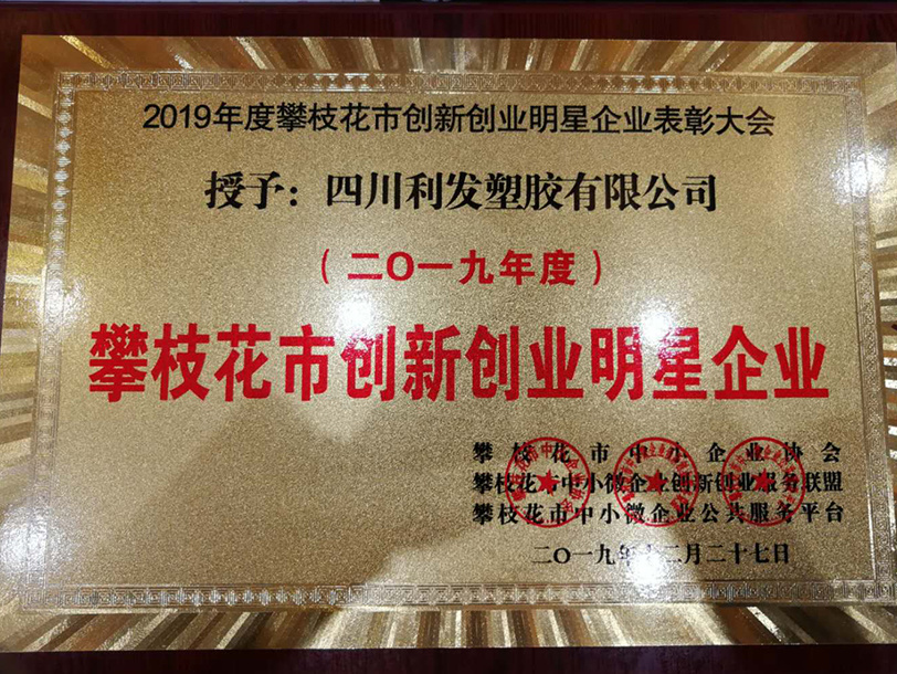 攀枝花市创新创业明星企业